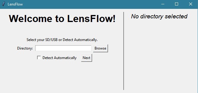 LensFlow – screenshot 2