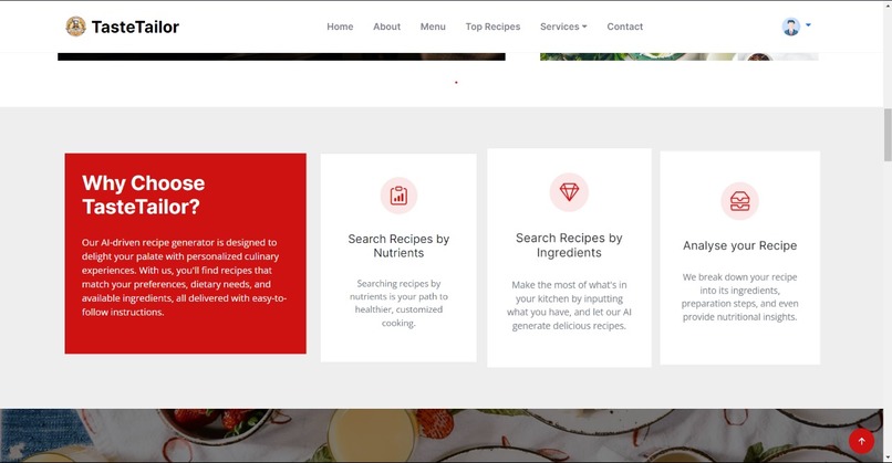 TasteTailor – screenshot 2