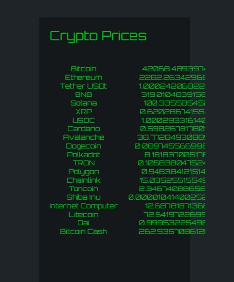 Currently Currencies – screenshot 2
