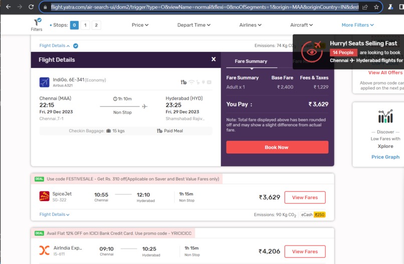 Cheapest Flight Ticket Generation and Booking CLI-BOT – screenshot 8