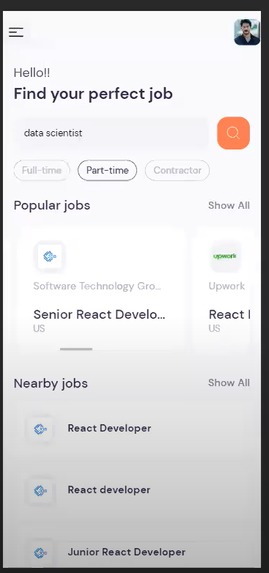 Job Finder App – screenshot 1