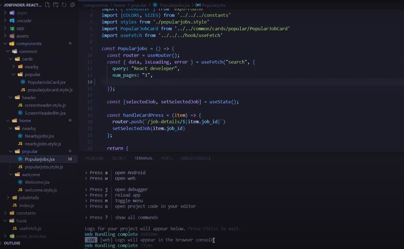 Job Finder App – screenshot 2