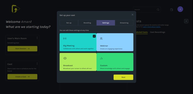 DECAST – screenshot 3