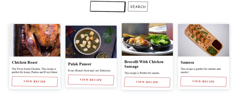 Recipe Website – screenshot 2