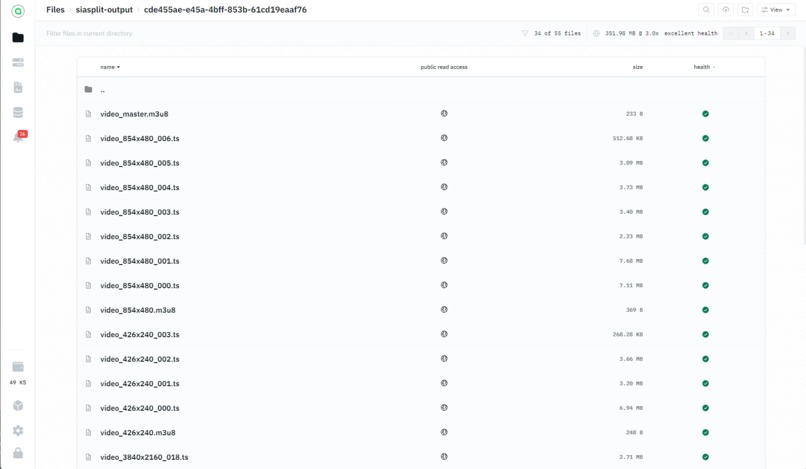 SiaSplit - Serving HLS videos over Sia Network – screenshot 4