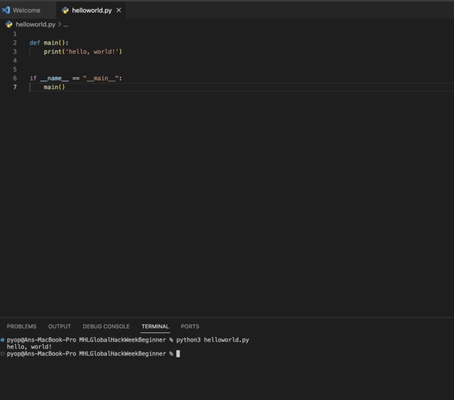 Hello, World! – screenshot 1