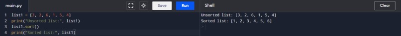 Write a Sorting Method – screenshot 1