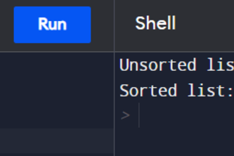 Write a Sorting Method