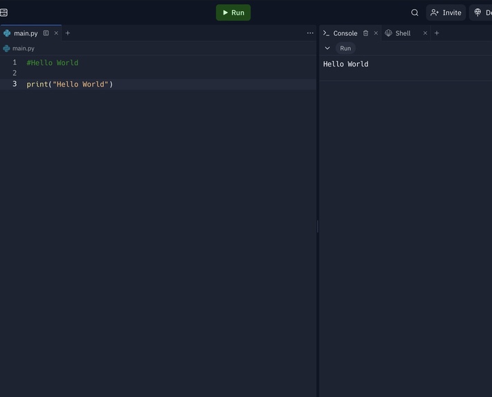 Hello World – screenshot 1