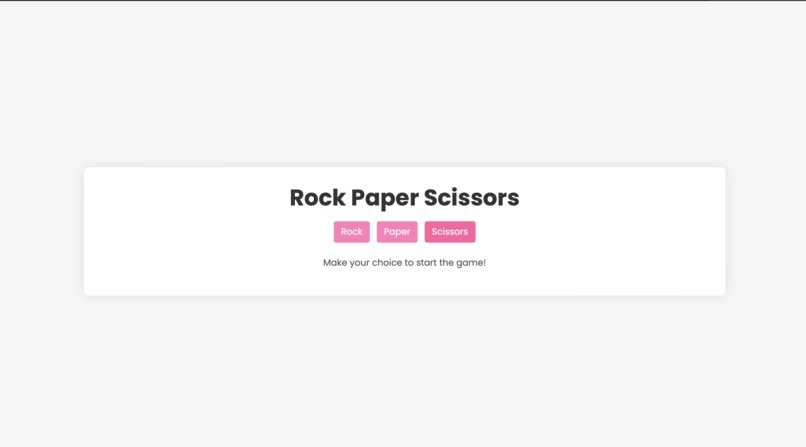 Build a Rock, Paper, Scissors Game – screenshot 1