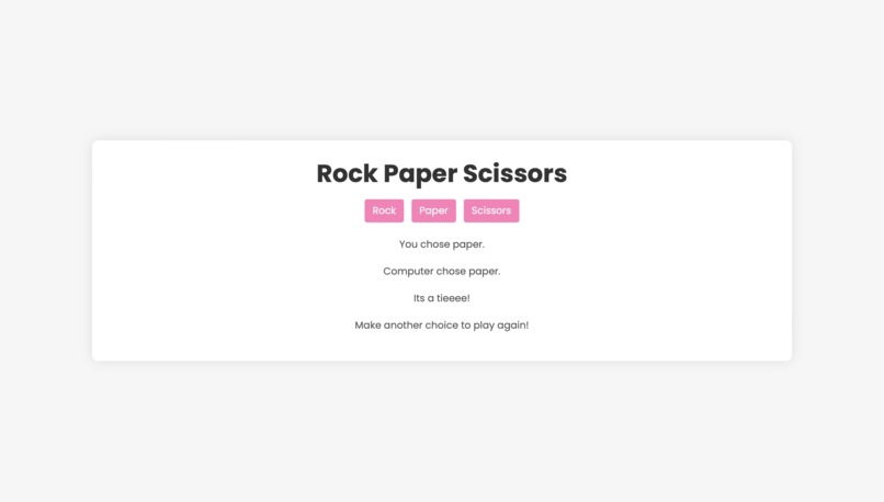 Build a Rock, Paper, Scissors Game – screenshot 4