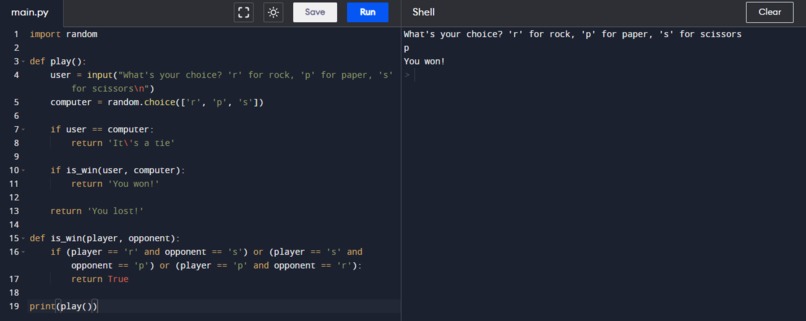 Rock Paper Scissors Game – screenshot 1