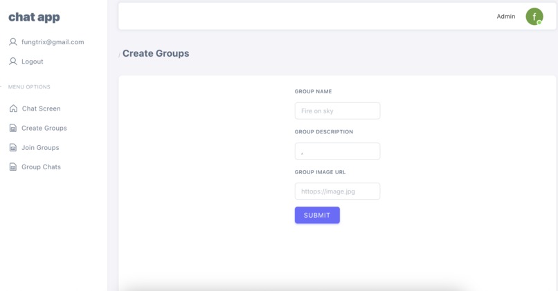 Chat App – screenshot 3
