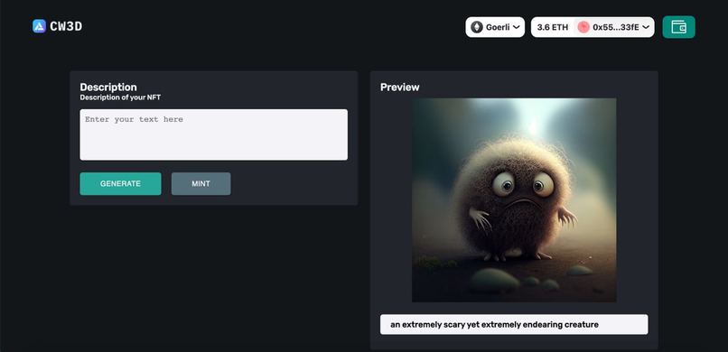 GenNFT – screenshot 1