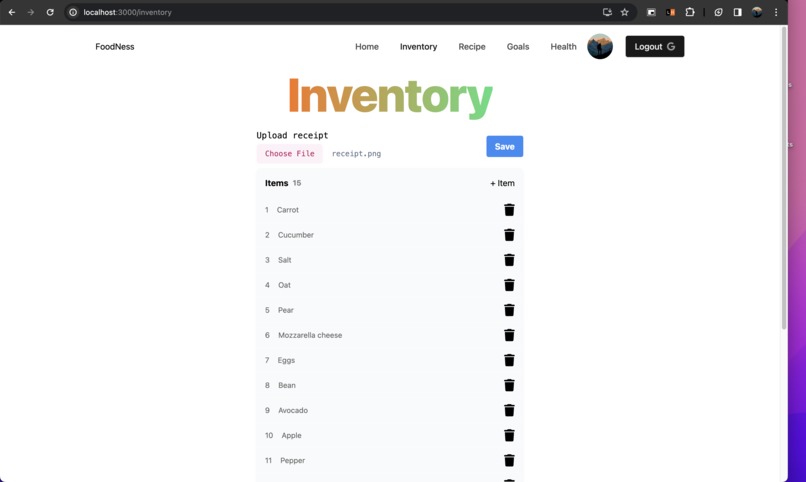 foodness – screenshot 3