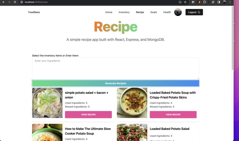 foodness – screenshot 8