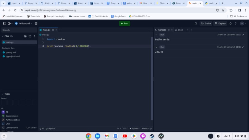 random number generator – screenshot 1
