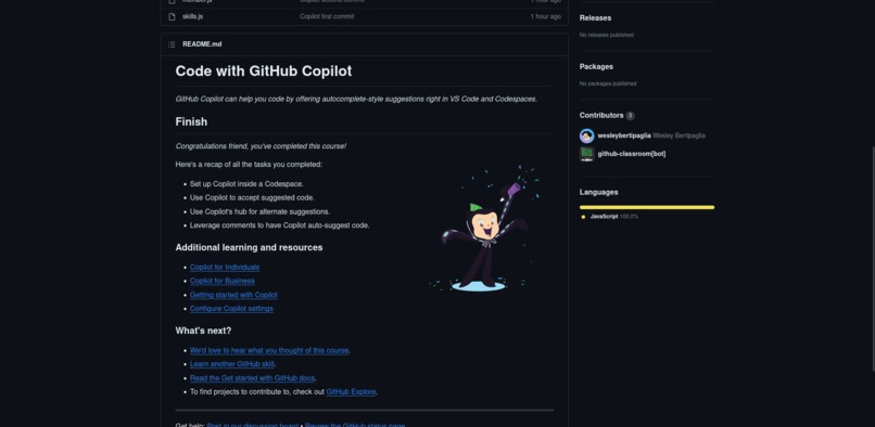 GitHub Copilot Primer – screenshot 1