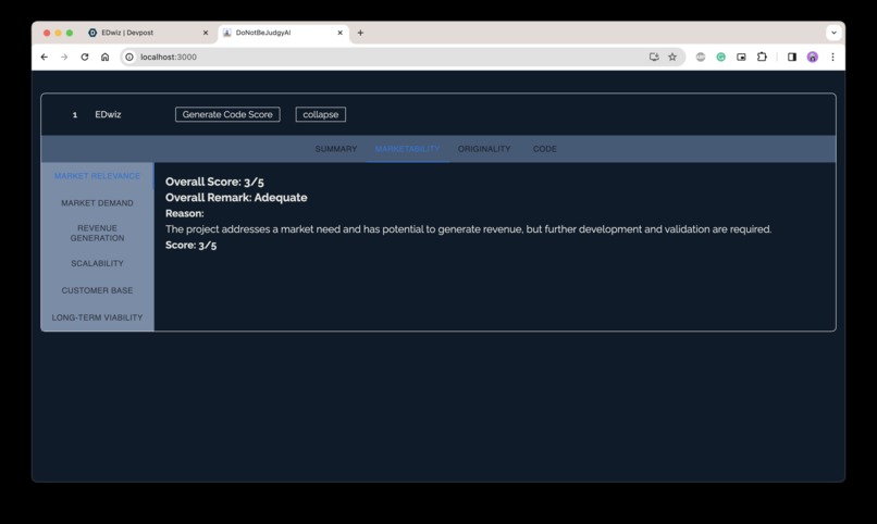 DoNotBeJudgyAI – screenshot 1