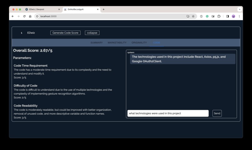 DoNotBeJudgyAI – screenshot 6
