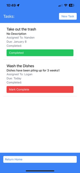 Roommate App – screenshot 3