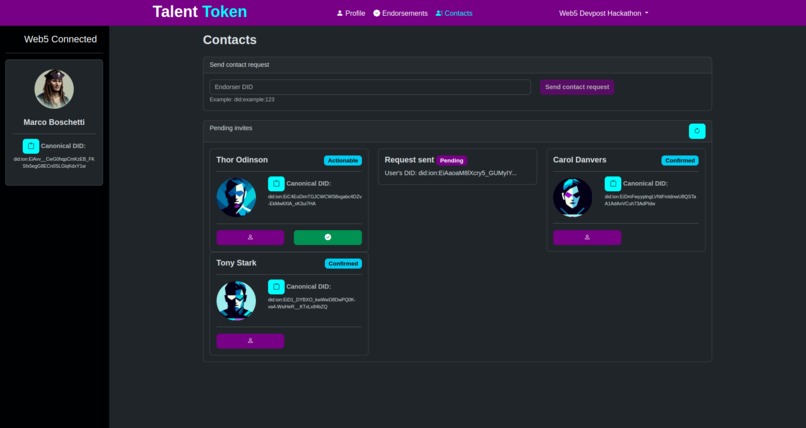 Talent Token – screenshot 5