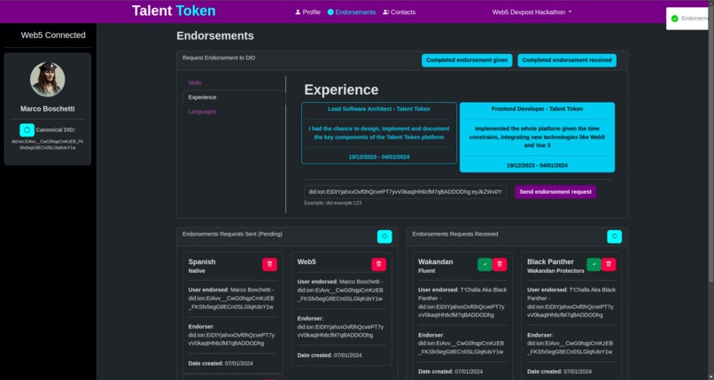 Talent Token – screenshot 8