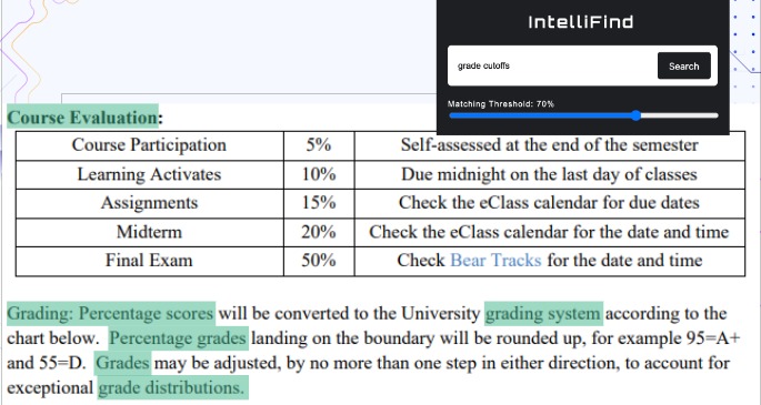 IntelliFind – screenshot 2