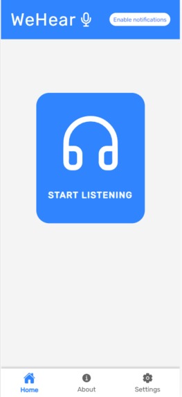 WeHear – screenshot 1