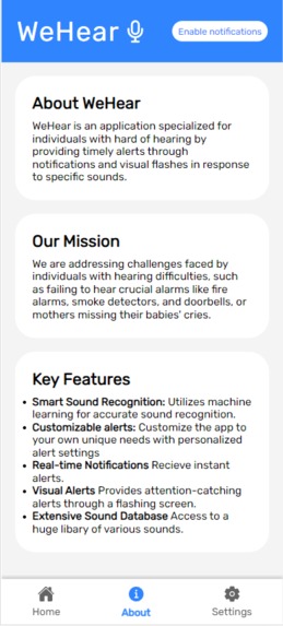 WeHear – screenshot 2