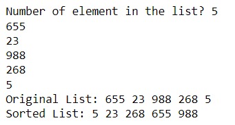 Merge Sort – screenshot 1