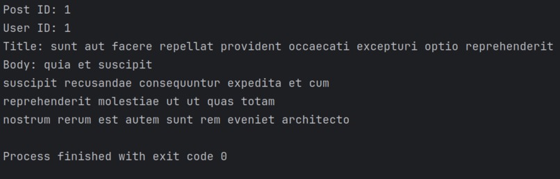 API Usage – screenshot 1