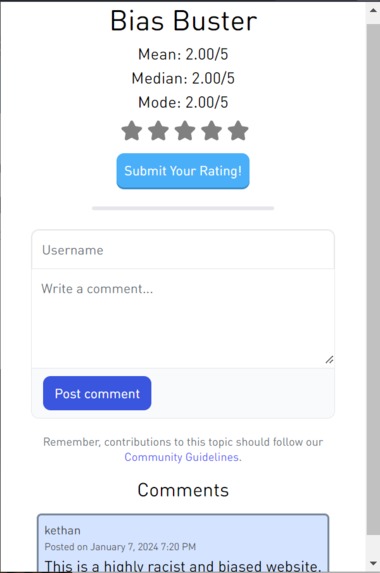 Bias Buster – screenshot 1