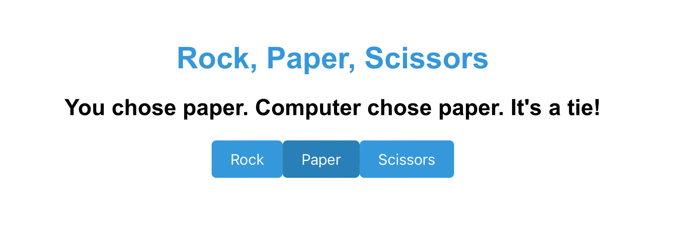Rock paper scissors devpost