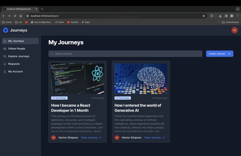 Journeys – screenshot 2