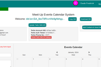 Meet Up -- Web5 Events Calendar | Devpost