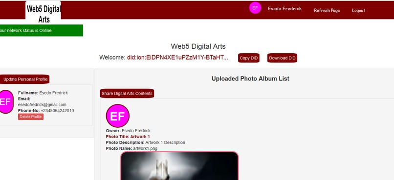 Web5 Digital Arts – screenshot 1