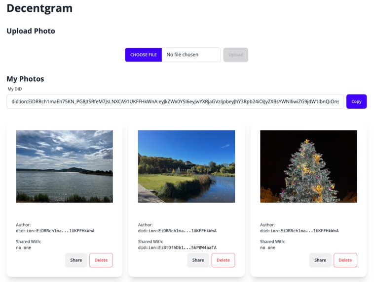 Decentgram – screenshot 1