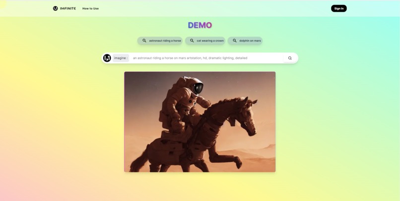 IMFINITE – screenshot 2