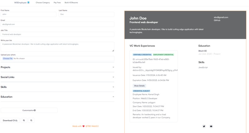 W5Employee – screenshot 3
