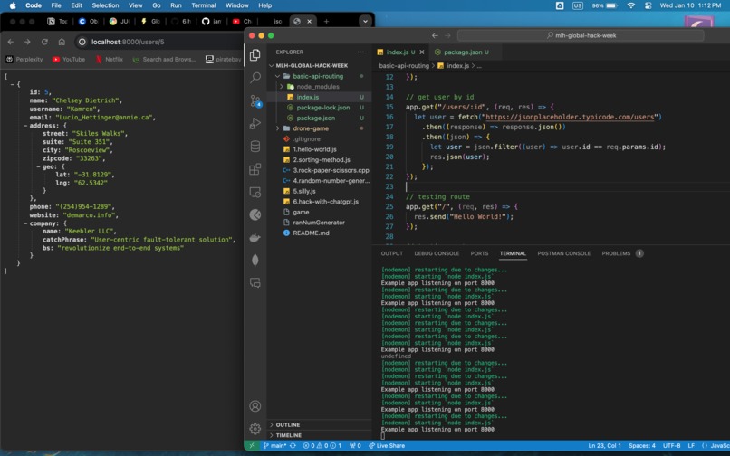 MLH GHW - API – screenshot 1