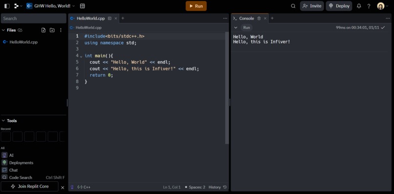 Hello, World! – screenshot 1