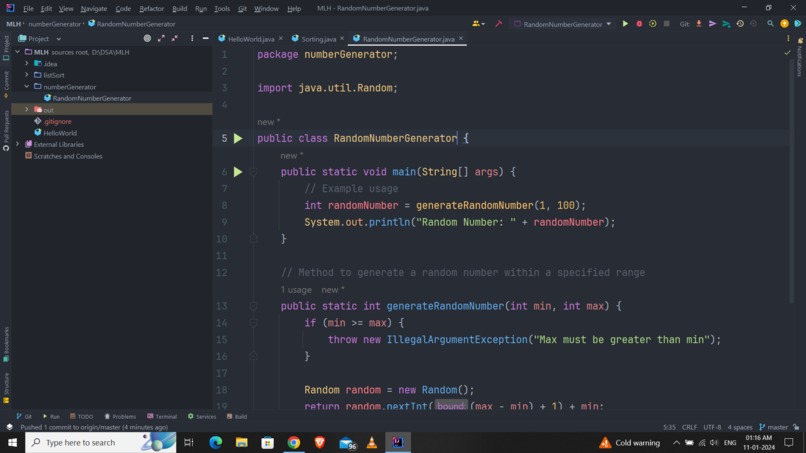 Random number generator – screenshot 1