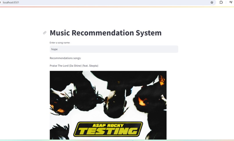 Music App – screenshot 1