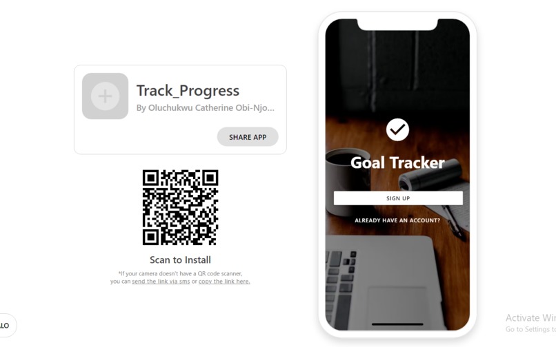 Goal Tracker – screenshot 1