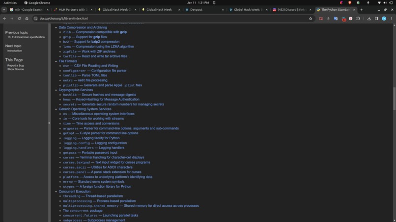 Finding and using libraries – screenshot 1