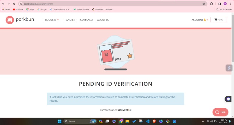 website – screenshot 1