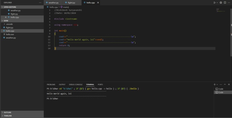 Hello World, lol – screenshot 1