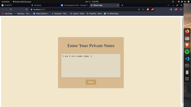 Secret Diary – screenshot 1