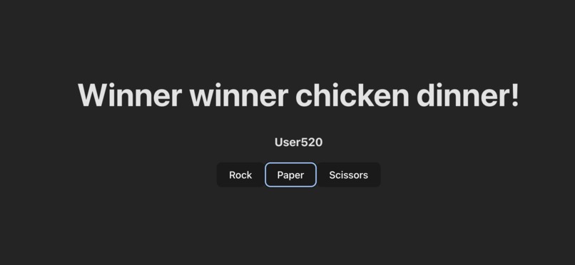 Rock Paper Scissors Online – screenshot 1
